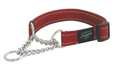 Rogz For Dogs Lumberjack Halfslip Halsband Rood