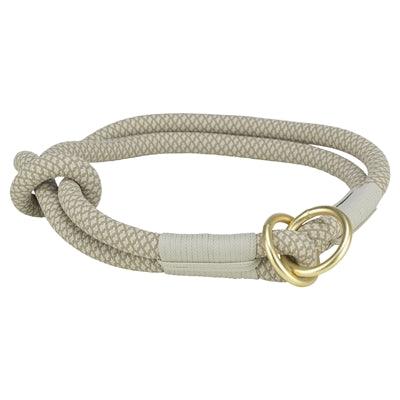 Trixie Halsband Hond Soft Rope Halfslip Lichtgrijs