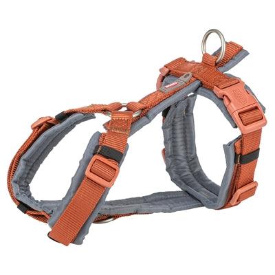 Trixie Hondentuig Premium Trekking Roest Bruin / Grafiet Grijs