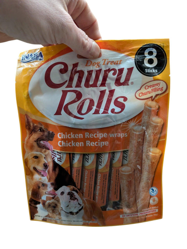 Inaba Dog Churu Rolls Chicken Recipe Wraps