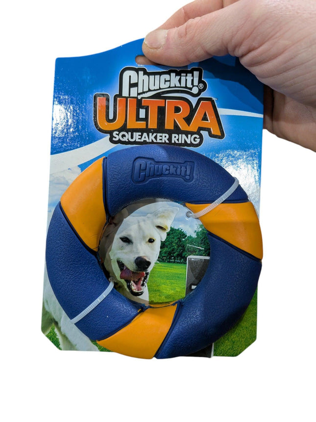 Chuckit Ultra Squeaker Ring - Urenlang actief speelplezier