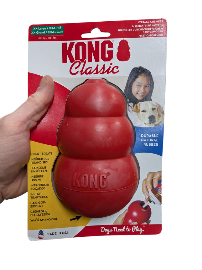 Kong Classic Rood – Het originele en meest geliefde hondenspeeltje